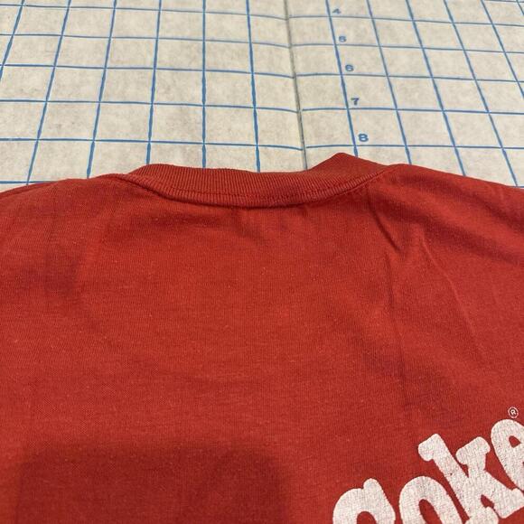 Vintage Coca-Cola T-Shirt Rare Double Sided Thailand Stedman Sport-T Medium - Picture 9 of 15
